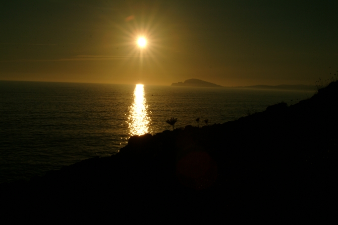 Tramonti sulla costa di Enea